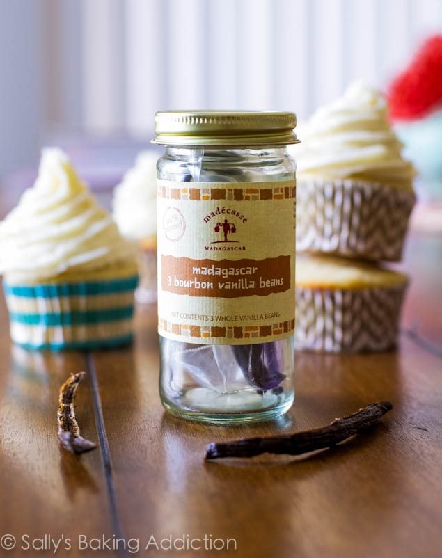 jar of Madagascar vanilla beans