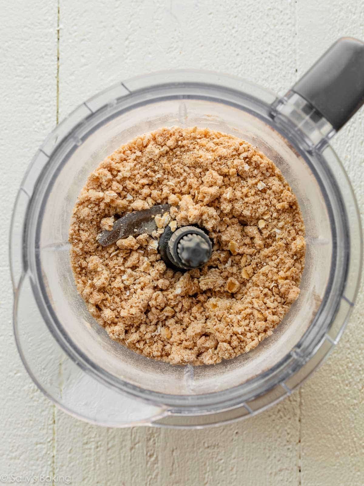 oat butter mixture in blender.