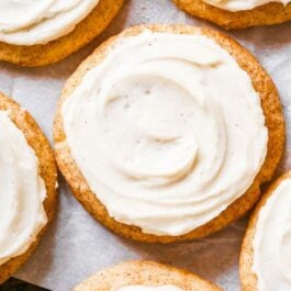 frosted chai spice snickerdoodles