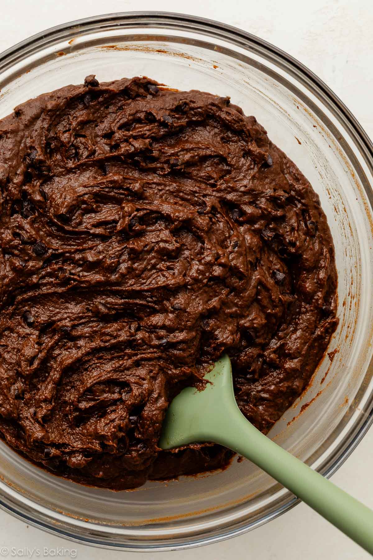 chocolate pumpkin muffin batter.