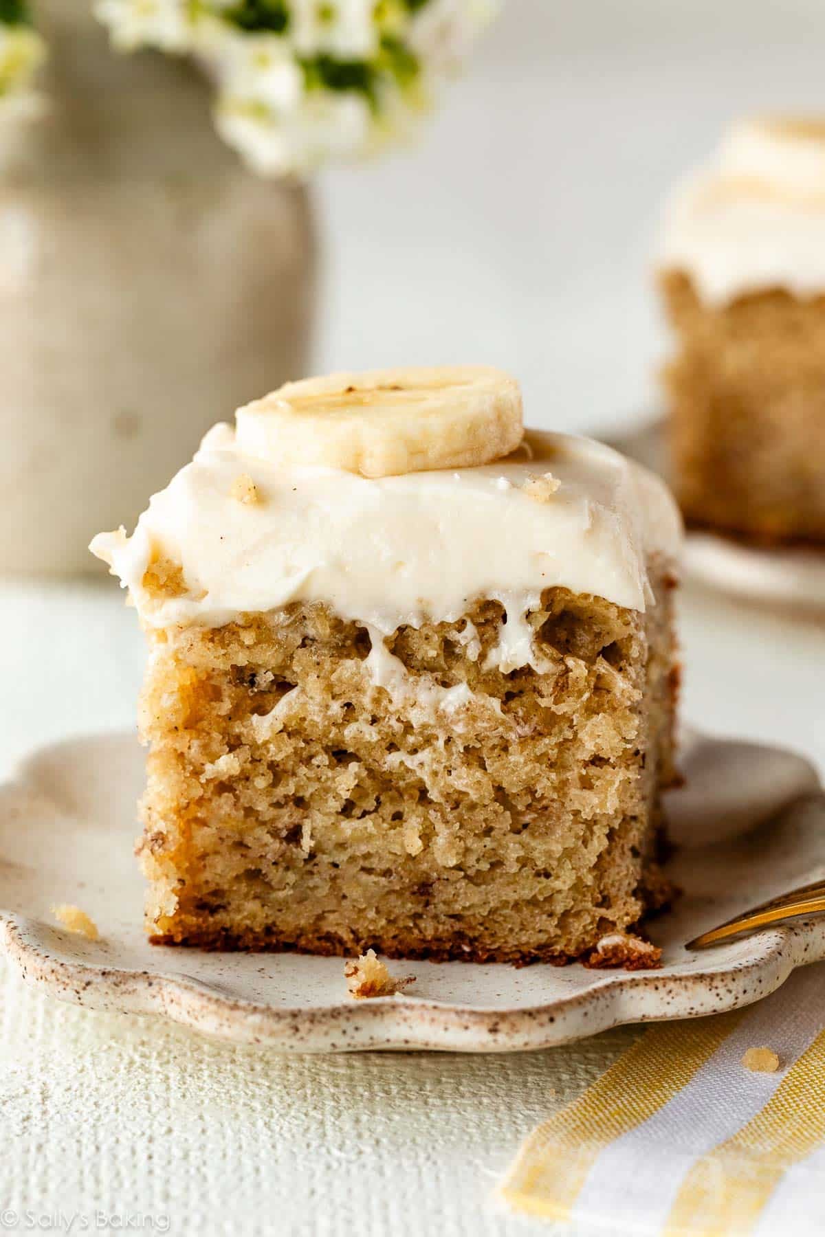 banana cake.