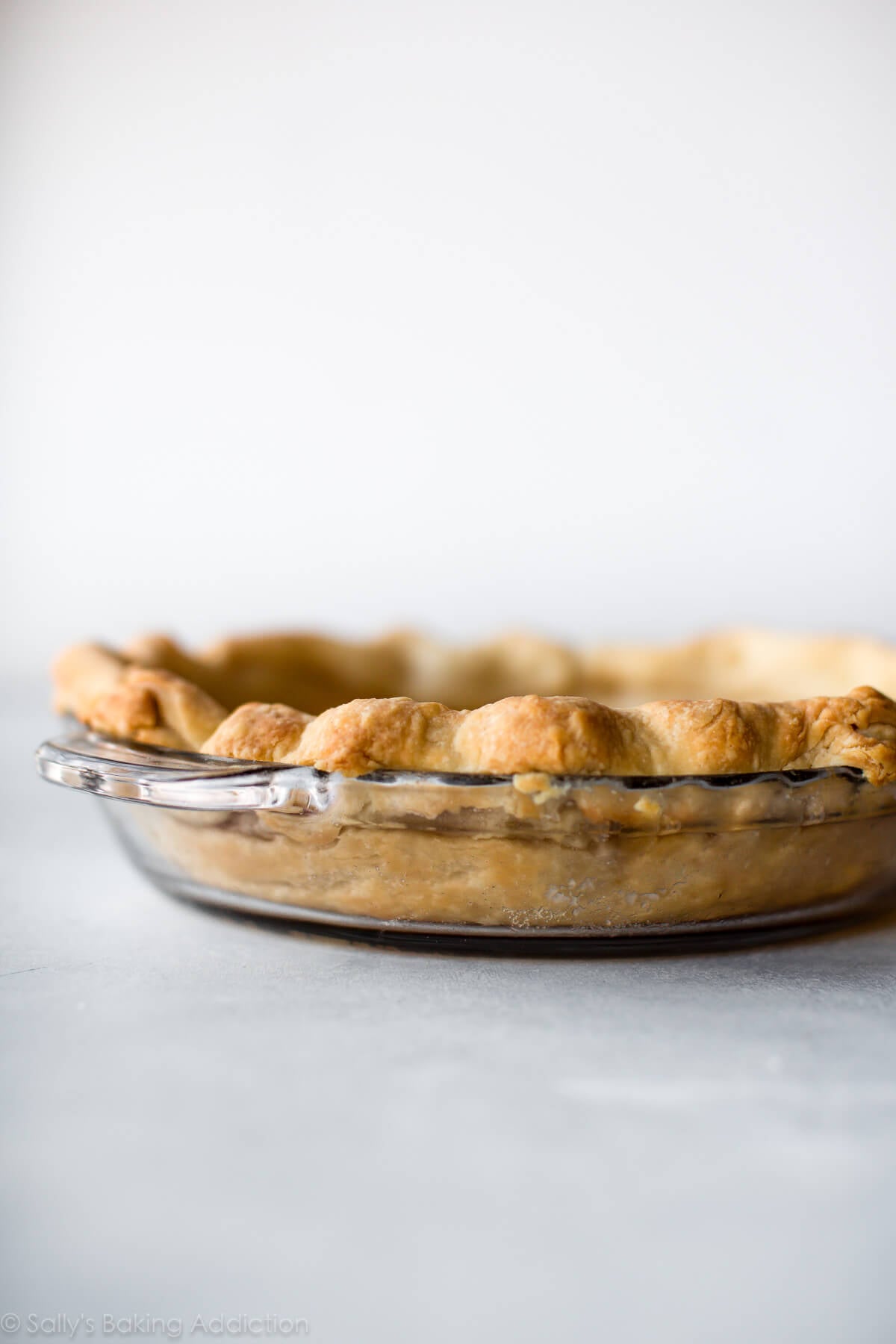 pie crust after blind baking
