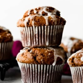gingerbread muffins.
