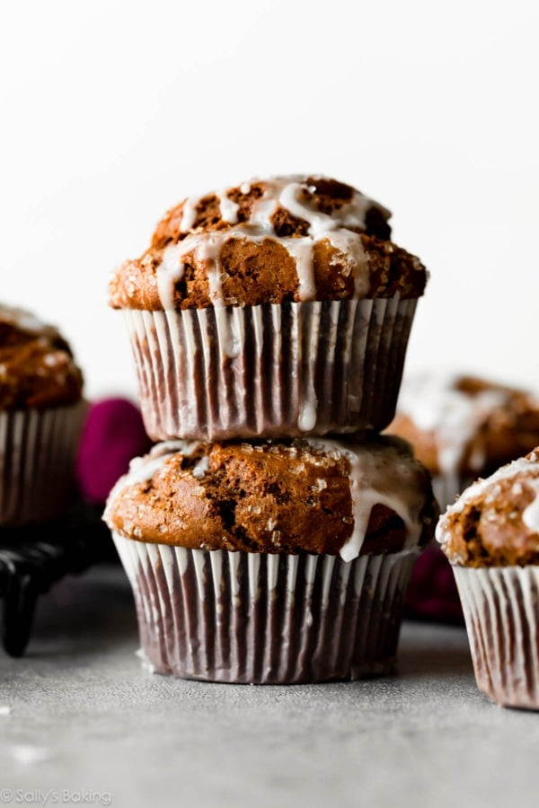 gingerbread muffins.
