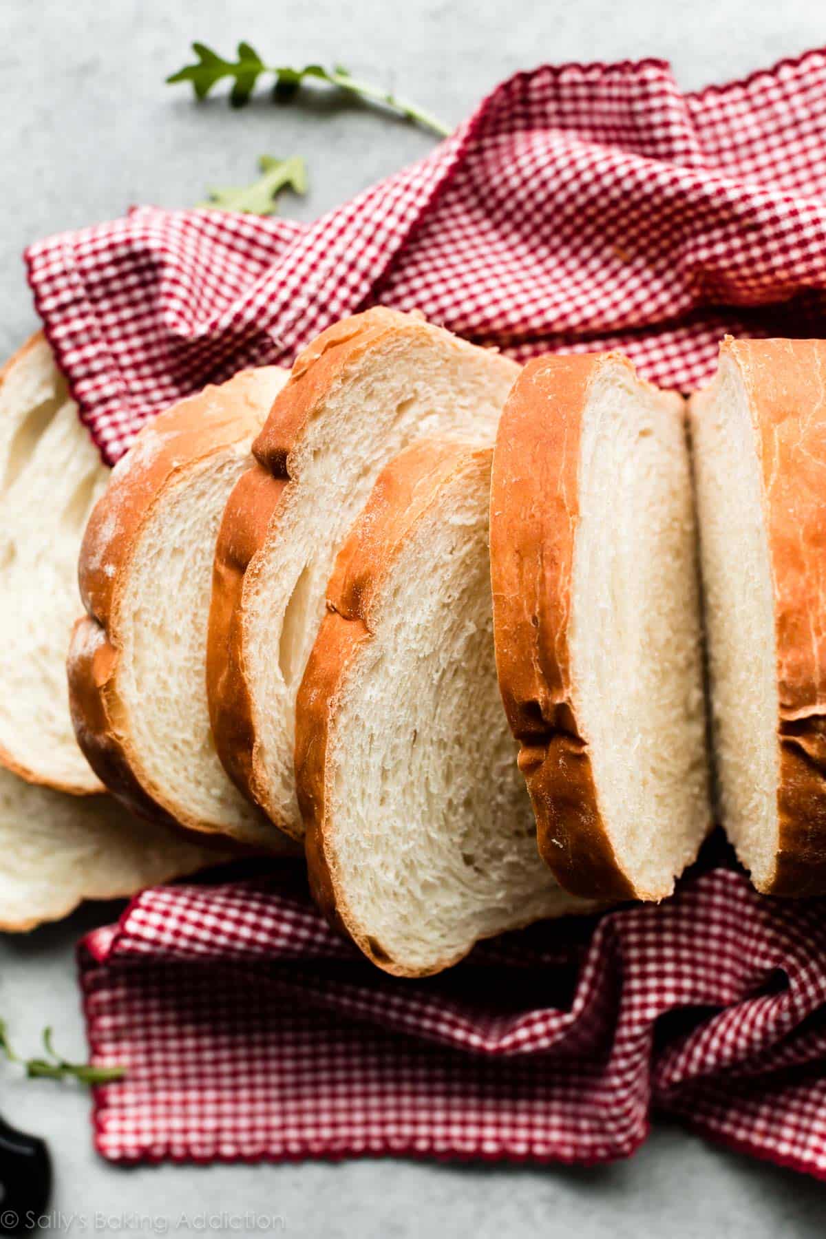slices of white sandwich bread