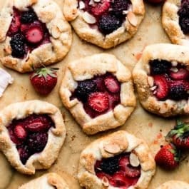 mini fruit galettes