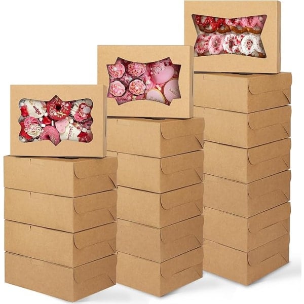 bakery boxes.