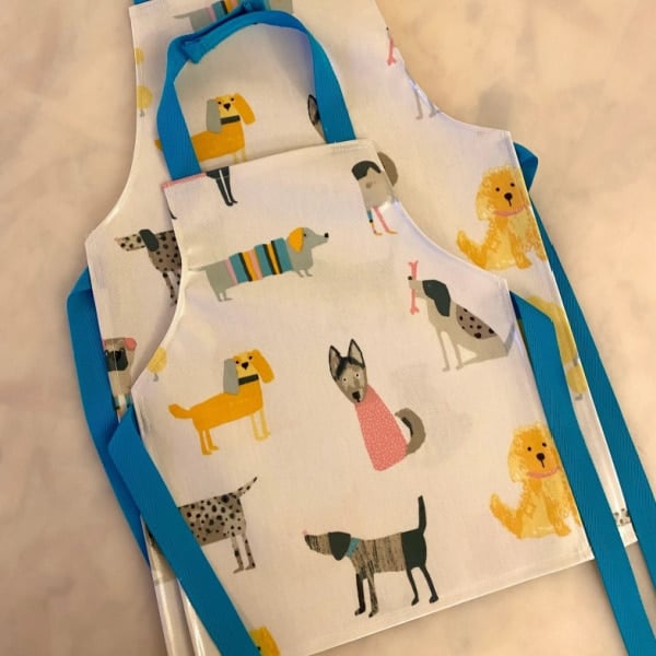 dog apron.
