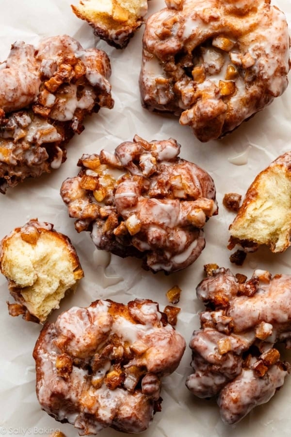 apple fritters.